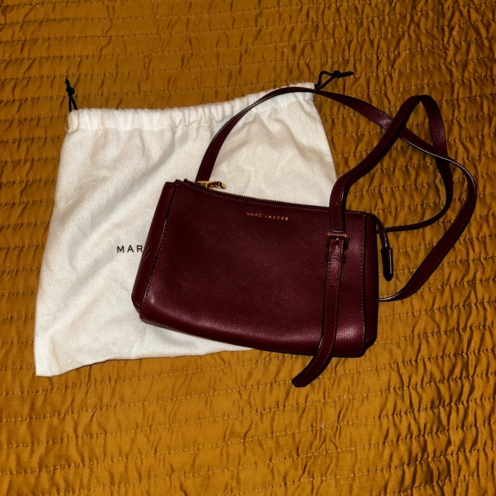 Marc Jacobs Burgundy Crossbody Bag